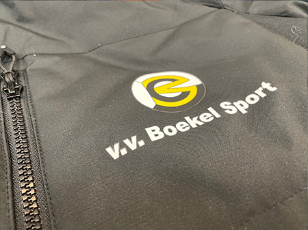 Bedrukte sportjassen voor vereniging vv Boekel Sport